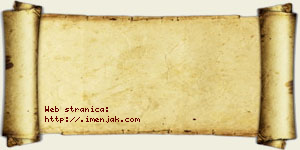 Hana Trifković vizit kartica